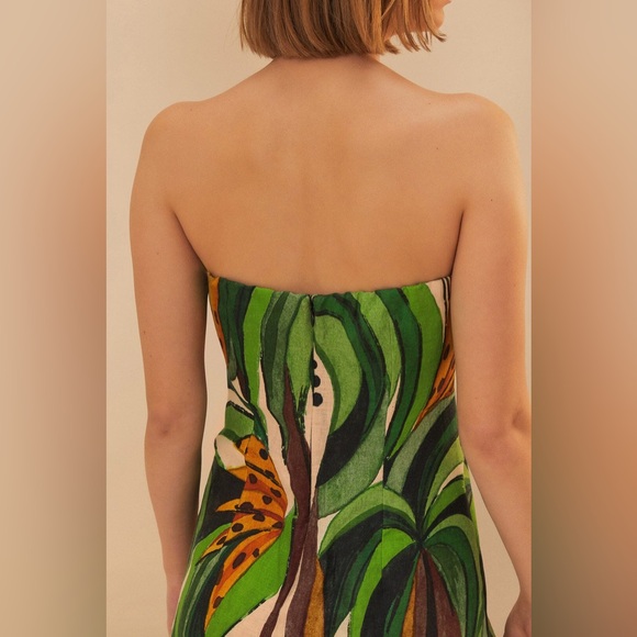 Farm Rio Green Coconut Tree Flow Top - Picture 8 of 8